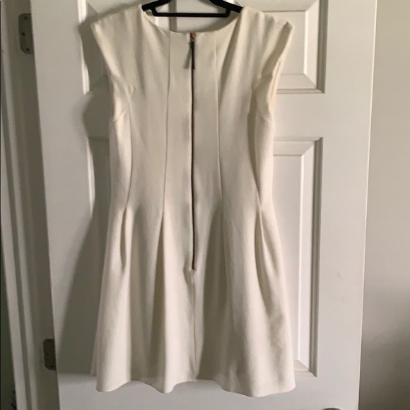 Topshop sleeveless white fully lined dress Size 10 - Picture 2 of 3